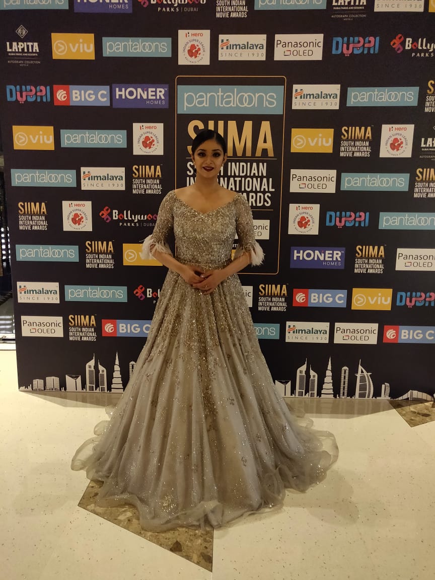 Tollywood Actress Keerthy Suresh Stills at Siima Awards4